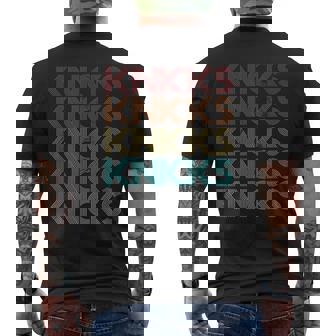 Retro Vintage Knicks Men's T-shirt Back Print - Thegiftio