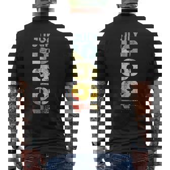 Rétrointage Juillet 1995 Année 1995 Millésime 1995 Depuis 1995 T-shirt imprimé au dos - Cadeauxyz