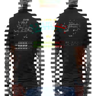 Retrou Meterintage Hi-Fi Audiotereo Musicound メンズTシャツ バックプリント - Kawaiitshirt