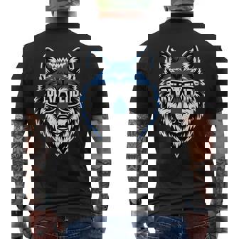 Reveur Dreamer Inspirational Motivational Wolf Men's T-shirt Back Print | Mazezy
