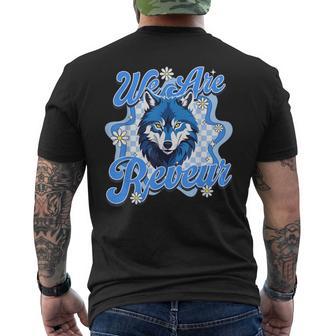 We Are Reveur Retro Mascot School Cheering Men's T-shirt Back Print - Thegiftio UK