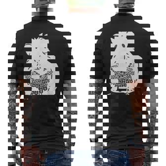 Rgbカラー付きモルモット ルース・ベイダー・ギンズバーグ メンズTシャツ バックプリント - Kawaiitshirt