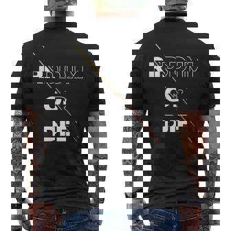 Riddim Or Die ダブステップギフト メンズTシャツ バックプリント - Kawaiitshirt