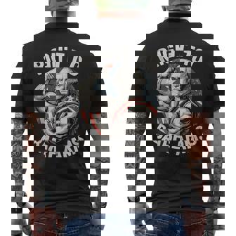 Right To Bare Arms George Washington 4Th Of July Gym Men's T-shirt Back Print | Mazezy