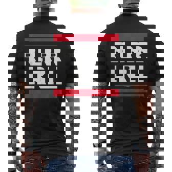 Rlrr Lrll シングルパラディドルドラム ルーディメント メンズTシャツ バックプリント - Kawaiitshirt