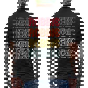 Robbie Nome Regalo Personalizzato Divertente Retròintage Compleanno T-shirt da uomo con stampa posteriore - Novitaregali