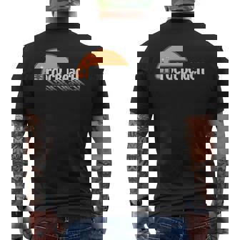 Rock Beach メンズTシャツ バックプリント - Kawaiitshirt