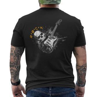 Rock Hardrockkull Tête De Mort Cadeau T-shirt imprimé au dos - Cadeauxyz