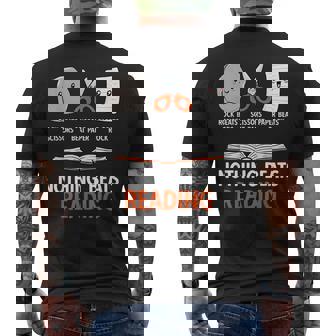 Rock Paper Scissors Nothing Beats Reading Men's T-shirt Back Print | Seseable FR