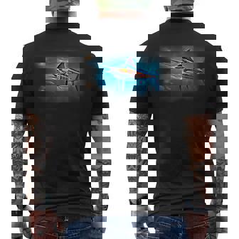 Ropa De Pesca Blue-Marlin Para Pescador De Blue-Marlin Camiseta Hombre Estampado Espalda - Regaloses