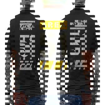 Roswell Ufo エイリアンエリア 51 秋の都市 ニューメキシコ メンズTシャツ バックプリント - Kawaiitshirt