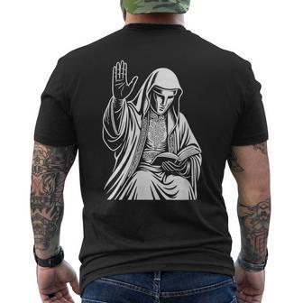 Royal Greeting King Baldwin Iv Jerusalem Meme Men's T-shirt Back Print - Thegiftio UK