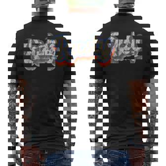 Rusty 名前入りシャツ カスタムレタリング 70年代 メンズTシャツ バックプリント - Kawaiitshirt