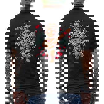 Saint-Valentin Bébé Cupidon Ange Chérubin Ciel Anges T-shirt imprimé au dos - Cadeauxyz