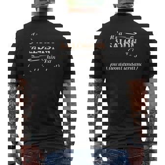 Salomonのもの、あなたにはわからないでしょう メンズTシャツ バックプリント - Kawaiitshirt