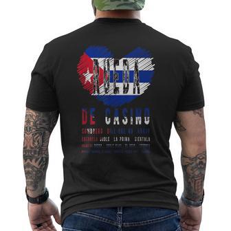 Salsa Casino Rueda Cuba Dance -Alsa Cubana T-shirt imprimé au dos - Cadeauxyz