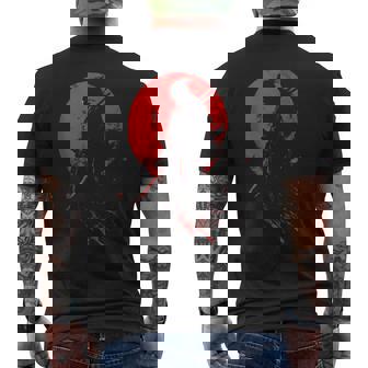 Samurai Guerrero Japón Arteilueta Ronin Bushido In Mangas Camiseta Hombre Estampado Espalda - Regaloses