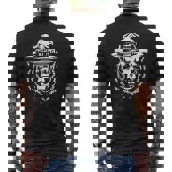 Save Our National Parks Bear Nature Resist Us Men's T-shirt Back Print - Thegiftio UK
