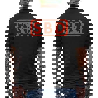 Sbd スクワットベンチ デッドリフト パワーリフティング ジムウェア Ogbd メンズTシャツ バックプリント - Kawaiitshirt