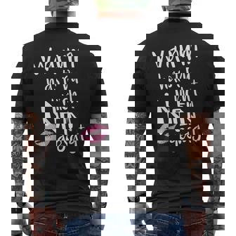 Schlager Fan Item Accessories Warum Hast Du Nicht Nein Gesagt With-Neck T-Shirt mit Rückendruck - Seseable