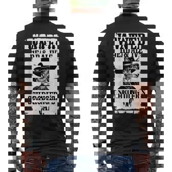 Schrodinger's Cat Wanted Physics シャツ 理科教師 メンズTシャツ バックプリント - Kawaiitshirt