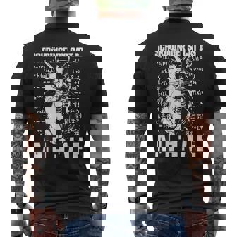 Schrödingers Katze Dead And Alive Quantenphysik Physiker T-Shirt mit Rückendruck - Geschenkecke