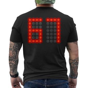 Score Board Six Seven 6 7 Meme Gen Alpha Slang Men's T-shirt Back Print - Thegiftio UK