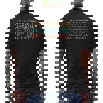 Scritte Divertenti Calvi Con Cervello Uomre Umorismo Uomo T-shirt da uomo con stampa posteriore - Novitaregali