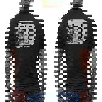 Sdan Diego Citykyline Dean Diego Californie T-shirt imprimé au dos - Cadeauxyz