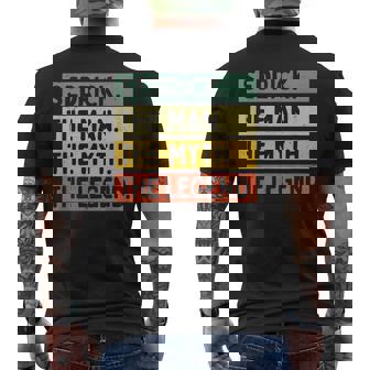 Sedrick The Man The Myth The Legend面白い パーソナライズ 引用 メンズTシャツ バックプリント - Kawaiitshirt