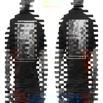 Selfie Effrayé De Capybara Avec Bigfoot Et Unasquatch Drôle T-shirt imprimé au dos - Cadeauxyz