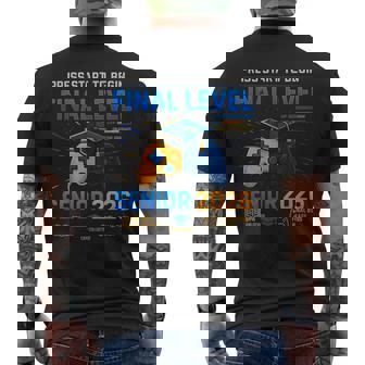 Senior Class Of 2026 Back To School Gamer Senior 2026 Men's T-shirt Back Print - Monsterry