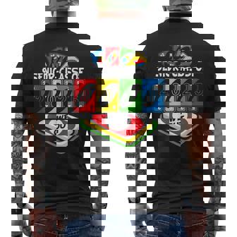 Senior Graduate Class Of 2025 We-Out Uno Graduation Men's T-shirt Back Print - Thegiftio UK