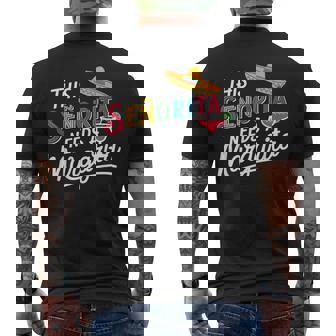 Senorita Margarita Lover Cinco De Mayo Fiesta ギフト メンズTシャツ バックプリント - Kawaiitshirt