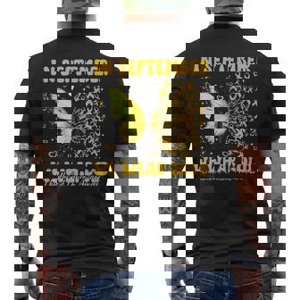 In September We Wear Gold Child Childhood Cancer Awareness Men's T-shirt Back Print | Seseable CA