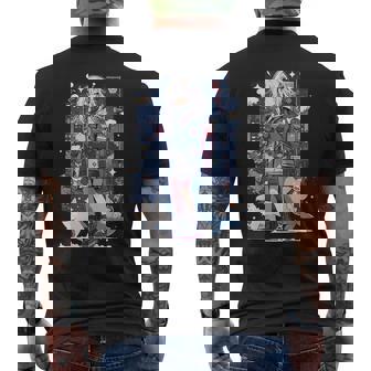 Shark Waifu 東京アニメ ワイフガール かわいい カワイイ 漫画 レトロ メンズTシャツ バックプリント - Kawaiitshirt