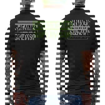 Shenanigans Supervisor StPatrick’S Day Men's T-shirt Back Print - Thegiftio