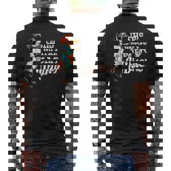 She's With Me For My Wiener Dog Lovers Men's T-shirt Back Print | Mazezy