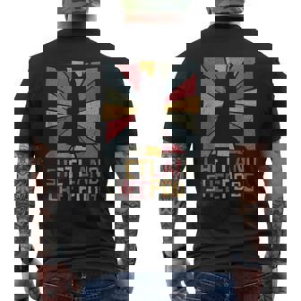 Shetlandheepdogintage シェットランドシープドッグ シェルティ ヴィンテージ 犬 メンズTシャツ バックプリント - Kawaiitshirt