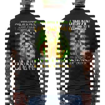 Shimpanzini Bananini Italian Brainrot Chimpanzee And Banana Men's T-shirt Back Print - Thegiftio