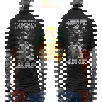 Shimpanzini Bananini メンズTシャツ バックプリント - Kawaiitshirt