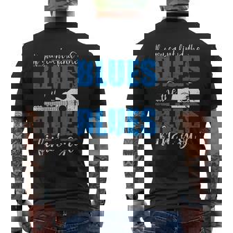 Si No Puedes Encontrar El Blues Los Blues Te Encuentran Camiseta Hombre Estampado Espalda - Regaloses