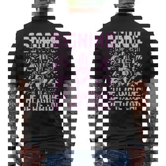 Signer La Langue De La Langue Des Signes Du Cœur T-shirt imprimé au dos - Cadeauxyz