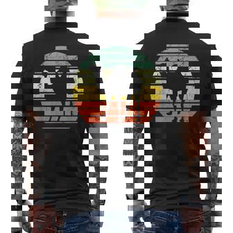 Silhouette Chameau Coucher Soleil Rétrointage T-shirt imprimé au dos - Cadeauxyz