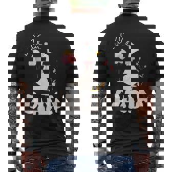 Silly Dada Silly Goose Dad Birthday Family Matching Party Men's T-shirt Back Print | Seseable FR