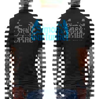 Simon & Garfunkel 鳥 メンズTシャツ バックプリント - Kawaiitshirt