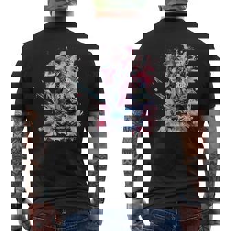 Singe Deamouraï Japonais Ninjainge D'art Japonais T-shirt imprimé au dos - Cadeauxyz