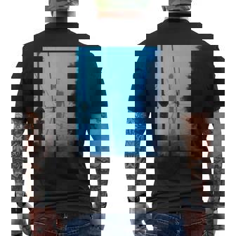 Siren Head サイレンヘッド クリーパスタホラー メンズTシャツ バックプリント - Kawaiitshirt