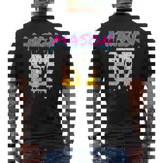 Six Seven Ice Cream Drip Sport 67 Fun Mason Meme Men's T-shirt Back Print | Seseable CA