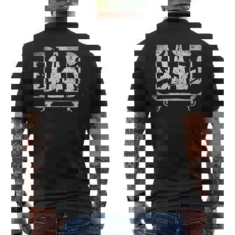 Skater Dad Father's Day Skateboard Skater Dad Vintage Men's T-shirt Back Print - Thegiftio UK